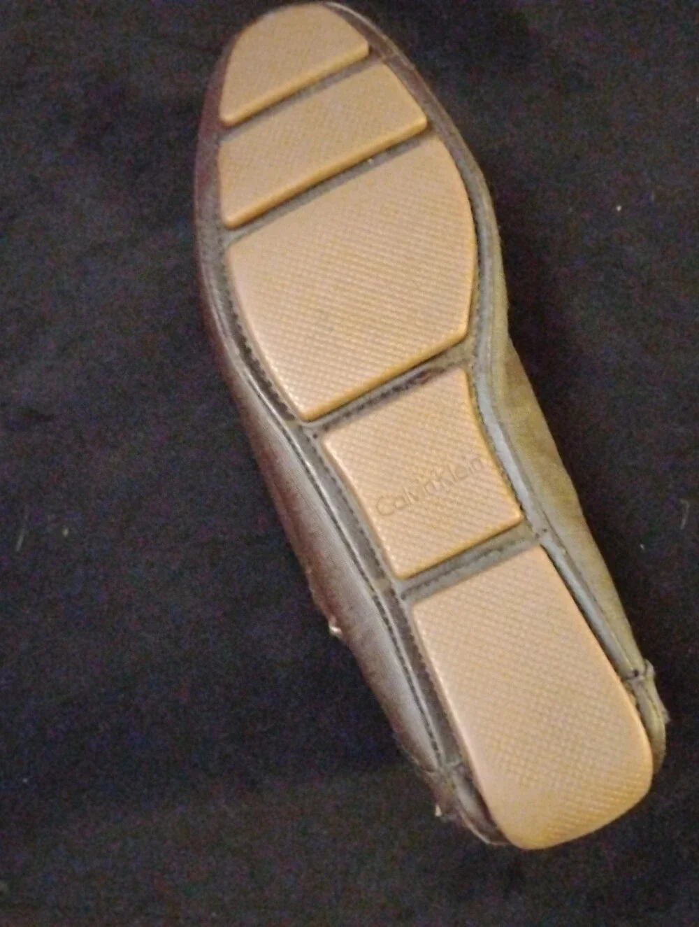 Calvin Klein Morrie Slip-On Loafers Men's Size 10.5 Brown Driving Shoe.